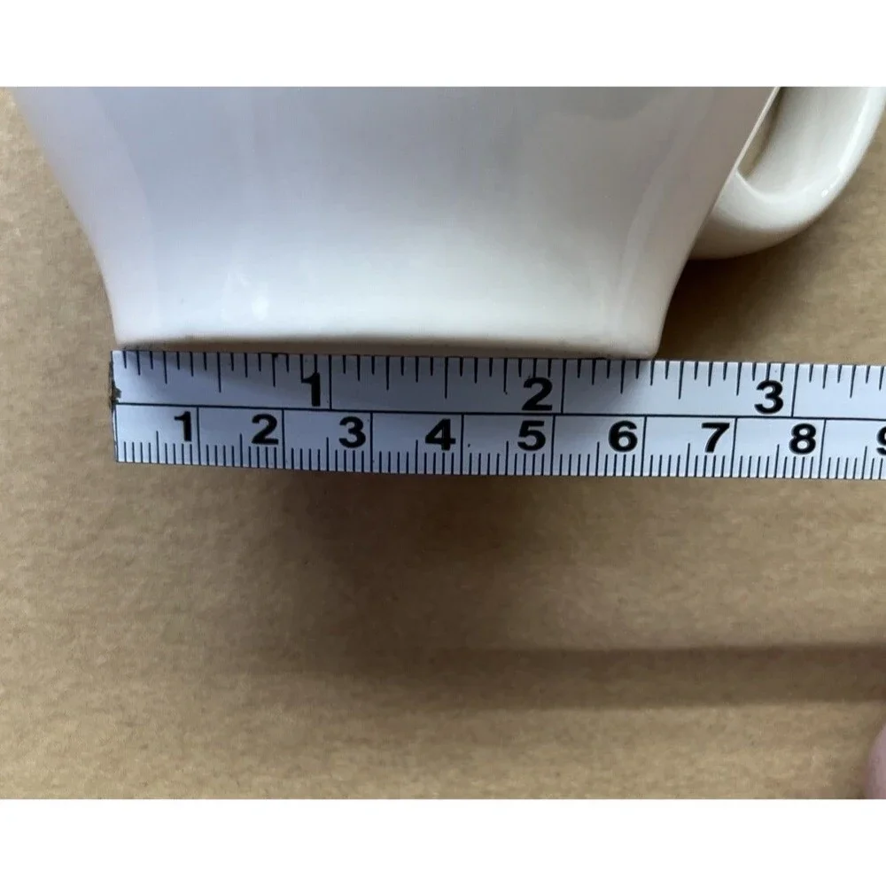 Starbucks Mug 2003 Barista Espresso Coffee 12oz White with Green Stripe